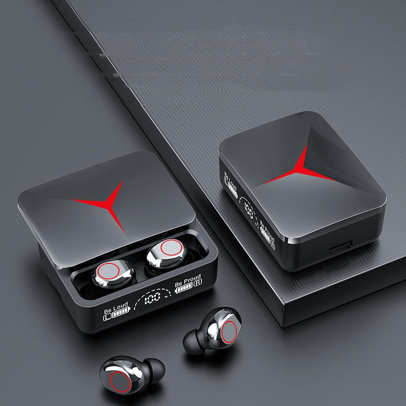 Auriculares Bluetooth inalámbricos para gaming con sonido explosivo y control deslizante
