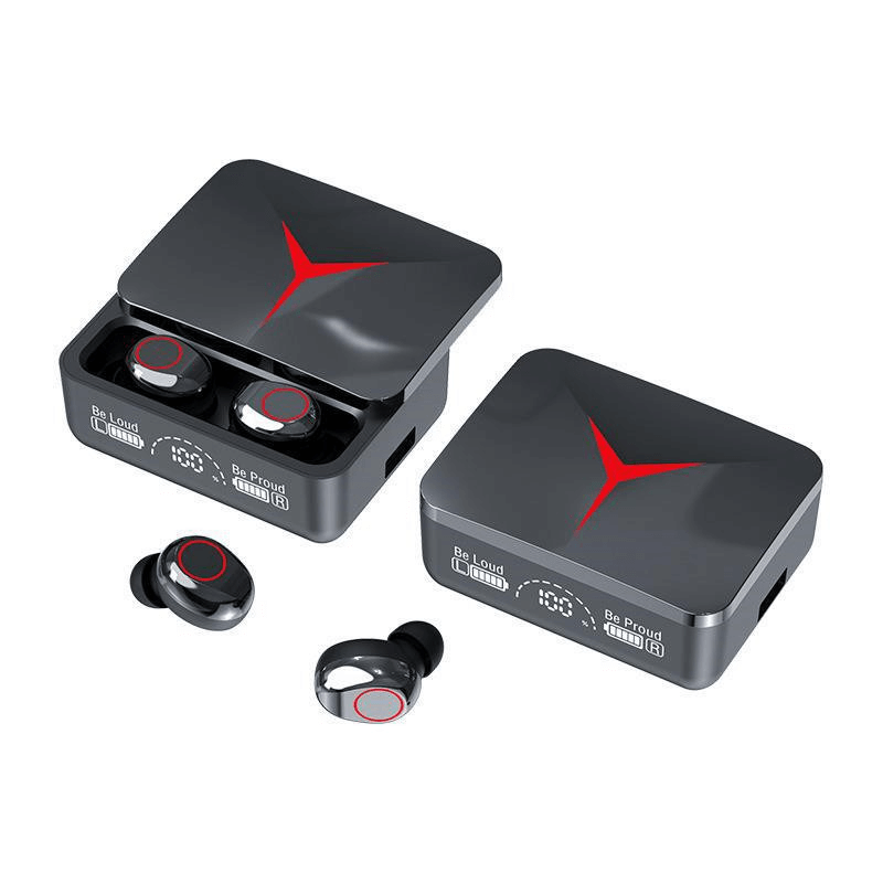 Auriculares Bluetooth inalámbricos para gaming con sonido explosivo y control deslizante