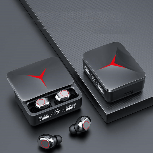 Auriculares Bluetooth inalámbricos para gaming con sonido explosivo y control deslizante