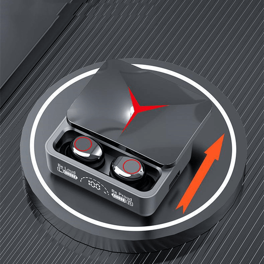 Auriculares Bluetooth inalámbricos para gaming con sonido explosivo y control deslizante