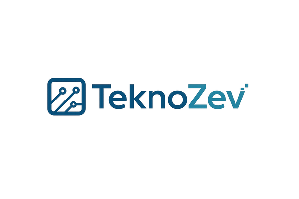 Logo que se vea tecnologico pero no tanto con el nobre del logo TeknoZev